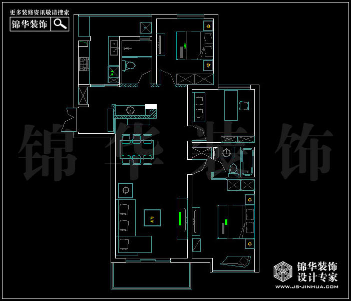 金陵尚府C2戶(hù)型 戶(hù)型