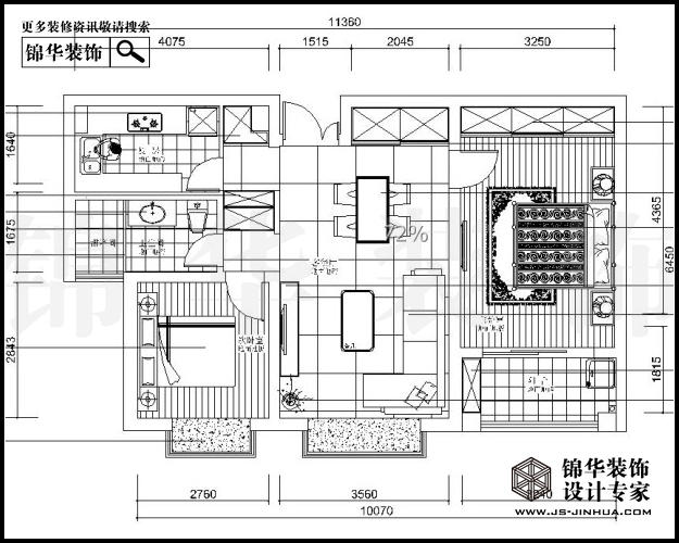 五礦御江金城B2/C2戶(hù)型90平米  戶(hù)型